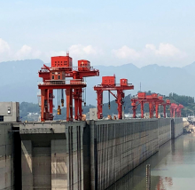 WEIHUA Dam Floodgate Gantry Hoist Crane